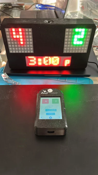 Aparato de señalización para esgrima Atlas con marcador y control